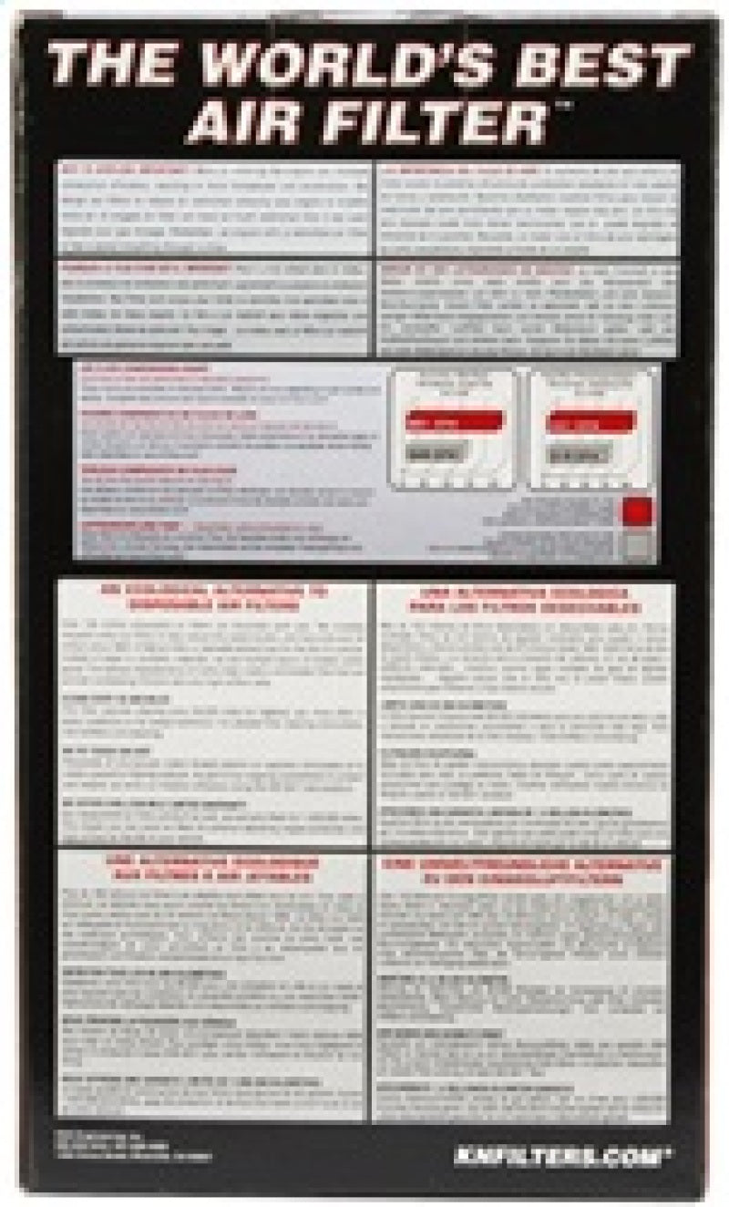 K&N Universal Chrome Filter 4 inch FLG / 5 3/8 inch Bottom / 4 1/2 inch Top / 8 inch Height