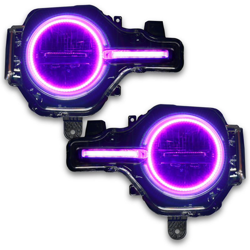 Oracle 2122 Ford Bronco Headlight Halo Kit w/DRL Bar Base Headlights w/Simple Control
