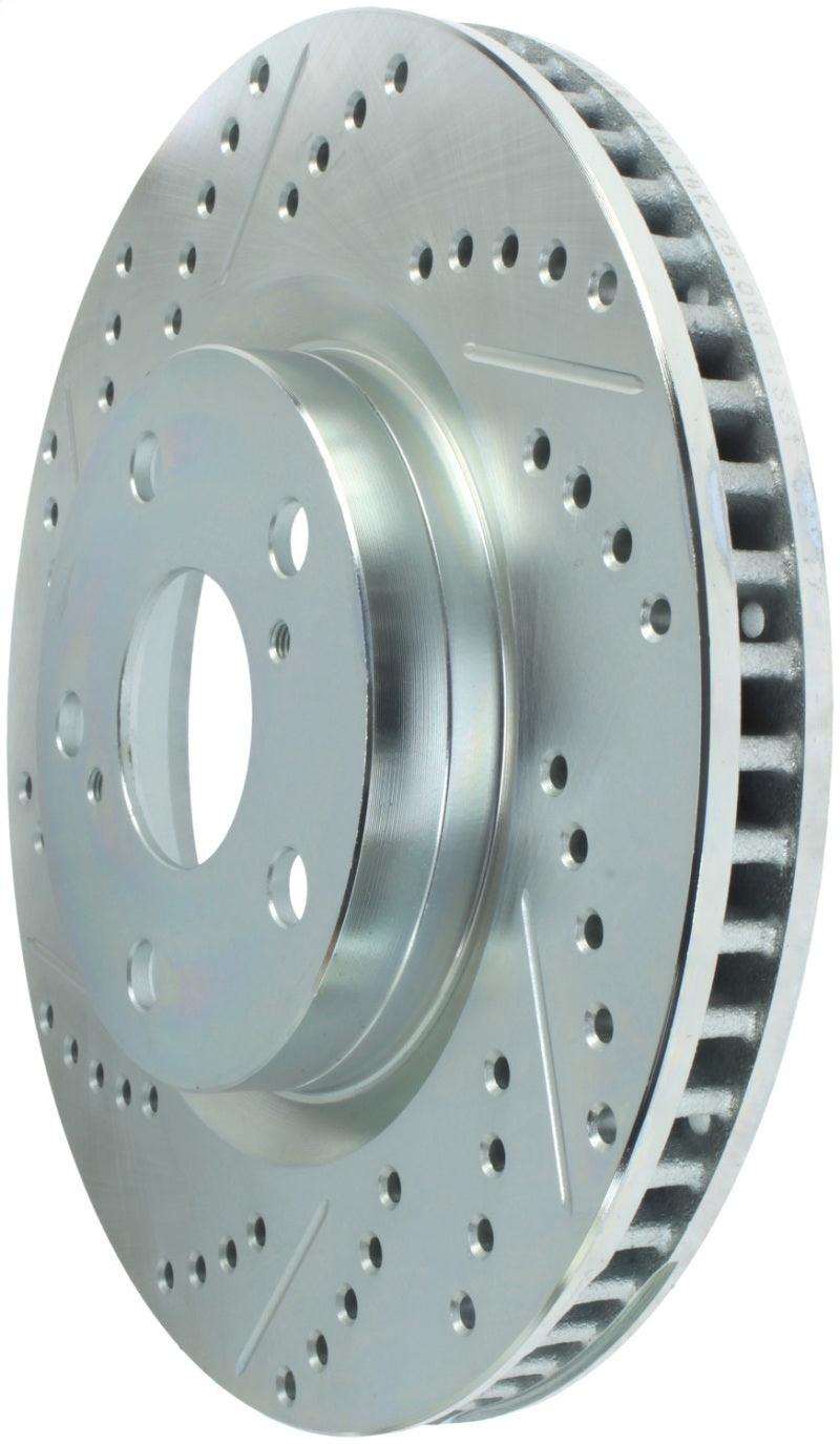 StopTech Select Sport 11-16 Toyota Avalon/ 11-17 Camry SportStop Slotted & Drilled Right Front Rotor