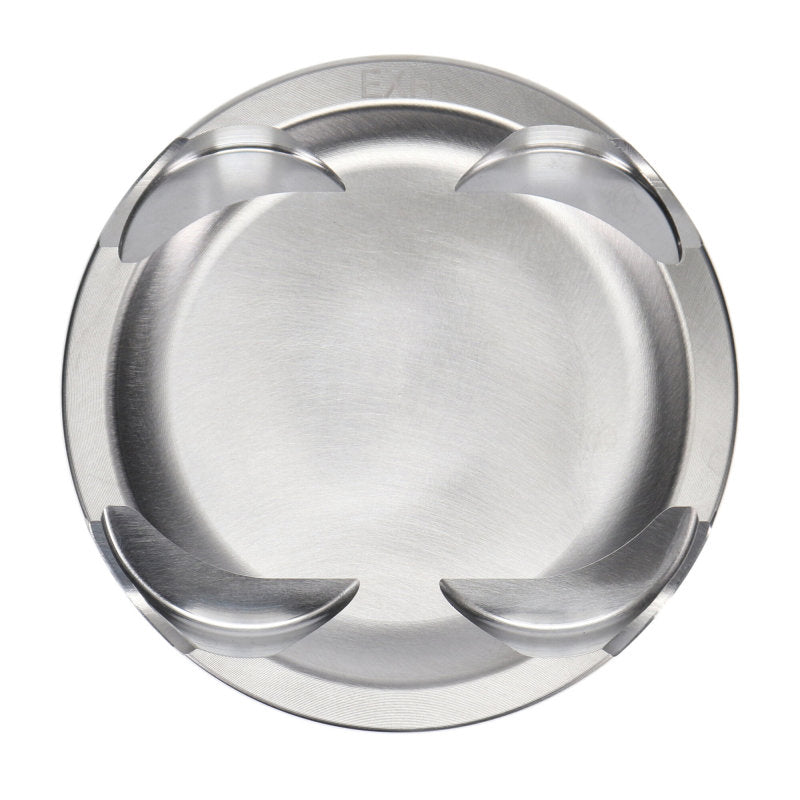 JE Pistons - Set of 4 Mitsubishi 4B11T 89.0mm Bore -10.9 Dome Asymmetrical FSR Pistons - Set of 4