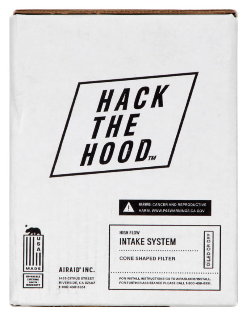 Airaid Universal Air Filter 8-5/8in FLG x 17-9/16x5-9/16in B x 15-1/16x3-1/16in T x 6in H