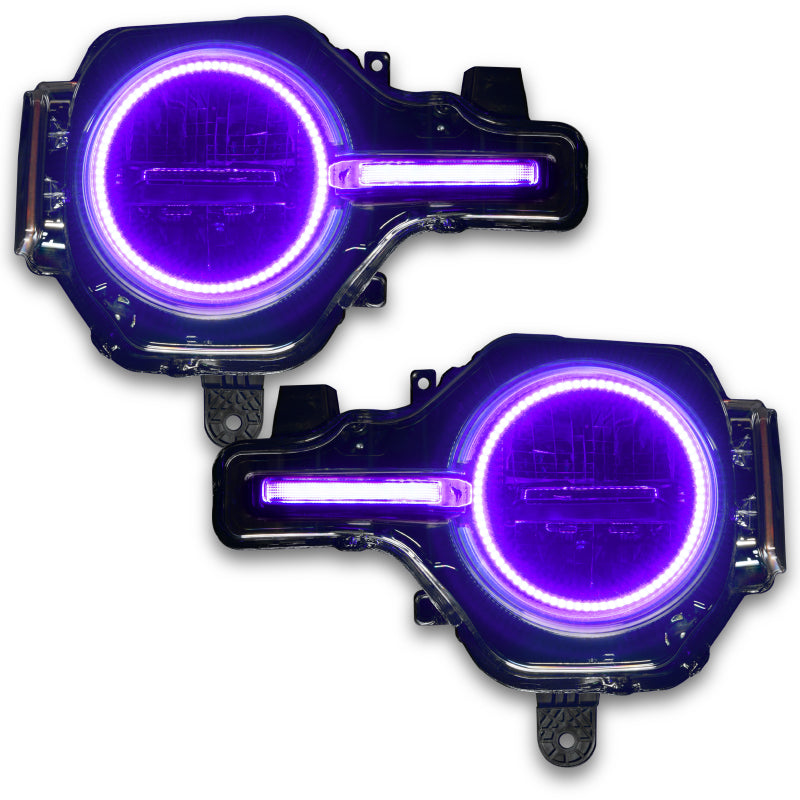 Oracle 2122 Ford Bronco Headlight Halo Kit w/DRL Bar Base Headlights w/Simple Control