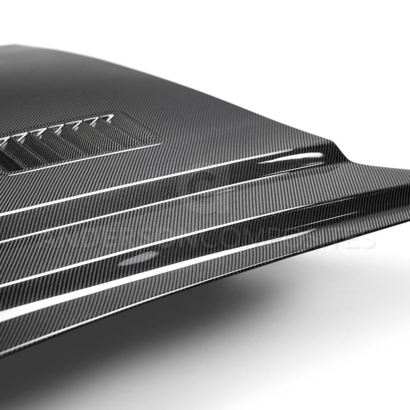 Anderson Composites 2018 Ford Mustang Super Snake Double Sided Carbon Fiber Hood
