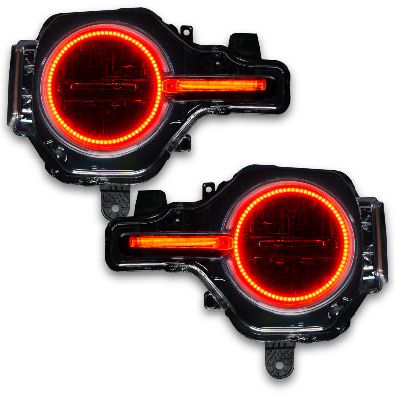 Oracle 2122 Ford Bronco Headlight Halo Kit w/DRL Bar Base Headlights w/Simple Control