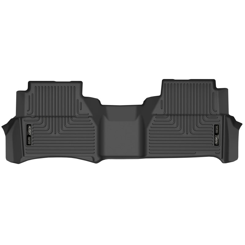 Husky Liners 2022 Nissan Frontier CC WeatherBeater 2nd Seat Black Floor Liner