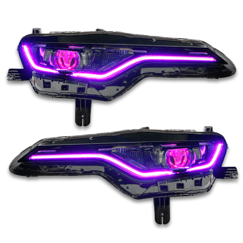 Oracle 19-21 Chevy Camaro SS/RS RGBW+A Headlight DRL Kit - ColorSHIFT w/o Controller