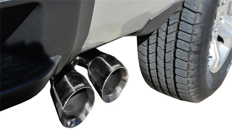 Corsa 14-19 GMC Sierra/Chevy Silv 1500 Reg. Cab/Long Bed 5.3L V8 Polished Single Side CB Exhaust