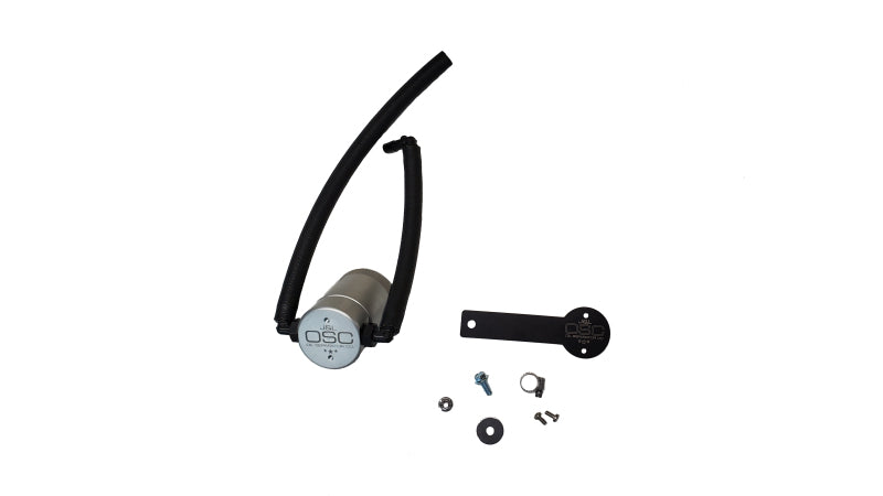 J&L 2022-2026 Nissan Frontier 3.8L V6 Passenger Side Oil Separator 3.0 - Clear Anodized
