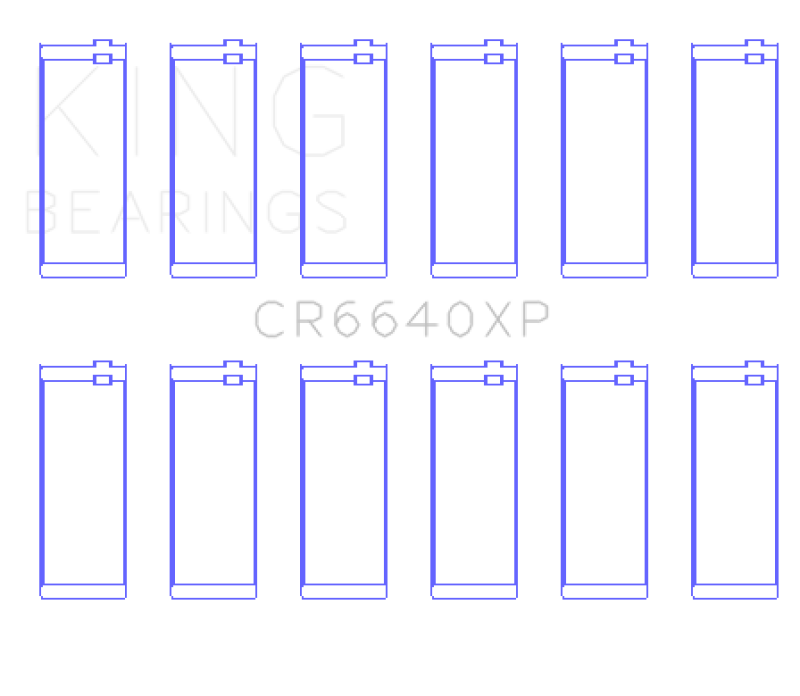 King Engine Bearings BMW M20/M50 2.0L/2.5L/2.7L Performance Rod Bearing Set - Size STD