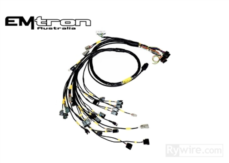 Rywire Honda B-Series (w/MTron KV8 ECU) Eng Harn w/OBD1 Alt/EV14 Inj/AEM IAT & MAP (Adapter Req)