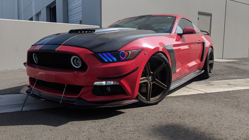 Oracle 15-17 Ford Mustang V6/GT/Shelby Dynamic DRL w/ Halo Kit - ColorSHIFT - Dynamic