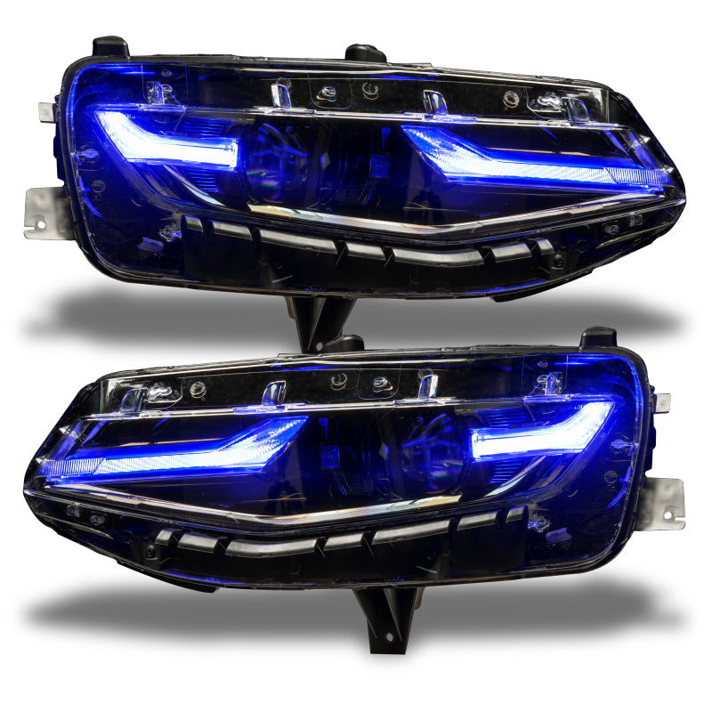 Oracle 19-21 Chevy Camaro LS/LT RGB+A Headlight DRL Kit - ColorSHIFT w/ RF Controller
