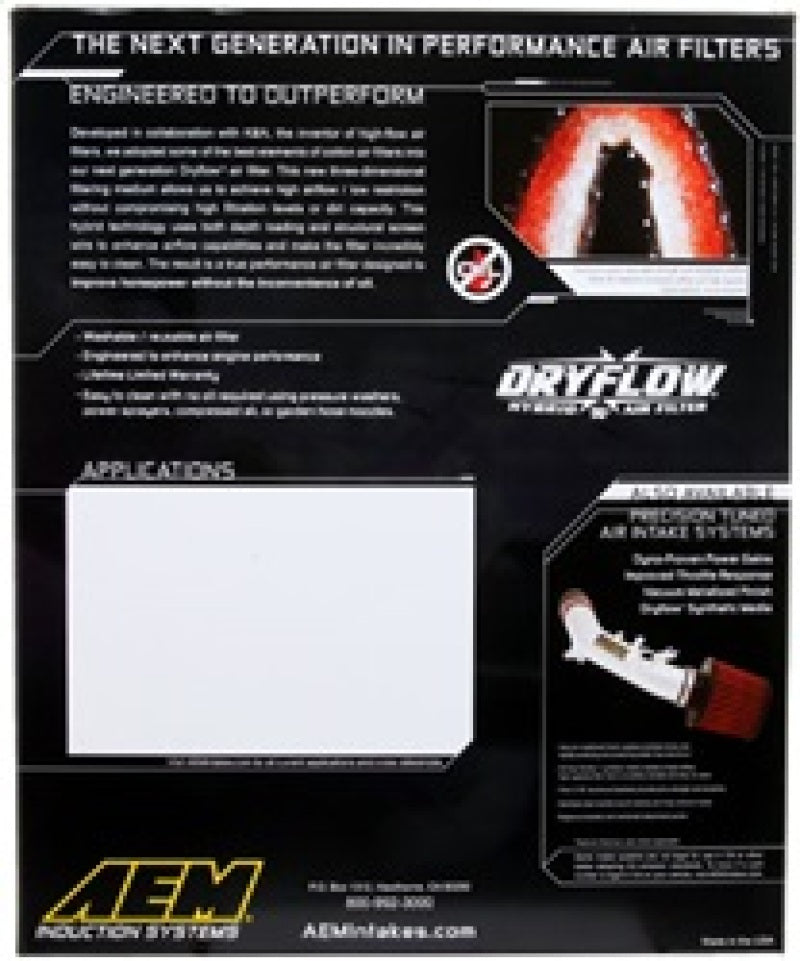 AEM 07-13 Toyota Camry/ 09-13 Venza Air Filter