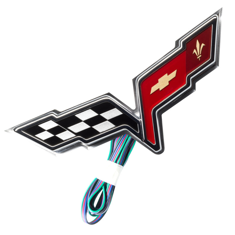 Oracle Chevrolet Corvette C6 Illuminated Emblem - ColorSHIFT