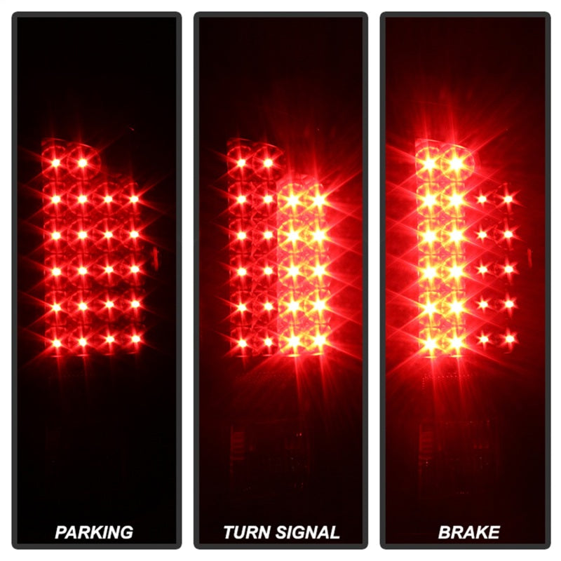 xTune Dodge Ram 02-06 1500 / Ram 2500/3500 03-06 LED Tail Light Black ALT-JH-DR02-LED-BK