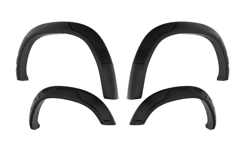 Bushwacker 19-22 Ram 1500 (Excl. Rebel/TRX) 76.3 & 67.4in Bed DRT Style Flares 4pc - Blk / Smooth