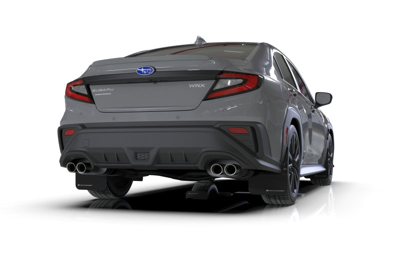 Rally Armor 22-25 Subaru WRX Black UR Mud Flap w/Dark Grey Logo
