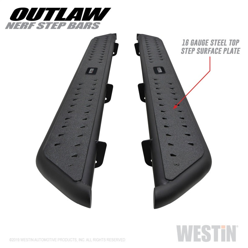 Westin 2019 Dodge Ram Crew Cab ( Excludes 1500 Classic) Outlaw Nerf Step Bars