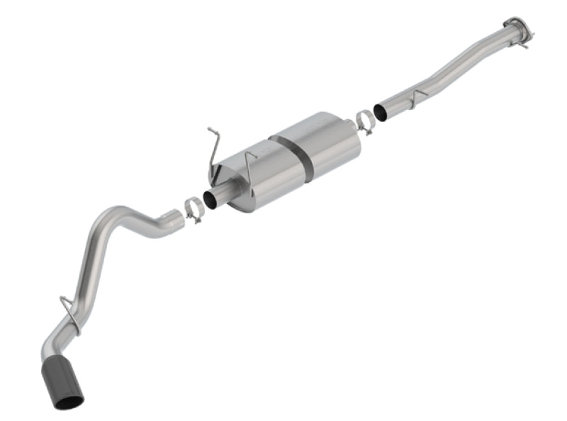 Borla 15-19 Chevy Silverado 2500 6.0L CC/STD Bed/153.7in WB S-Type Catback Exhaust Black Chrome Tip