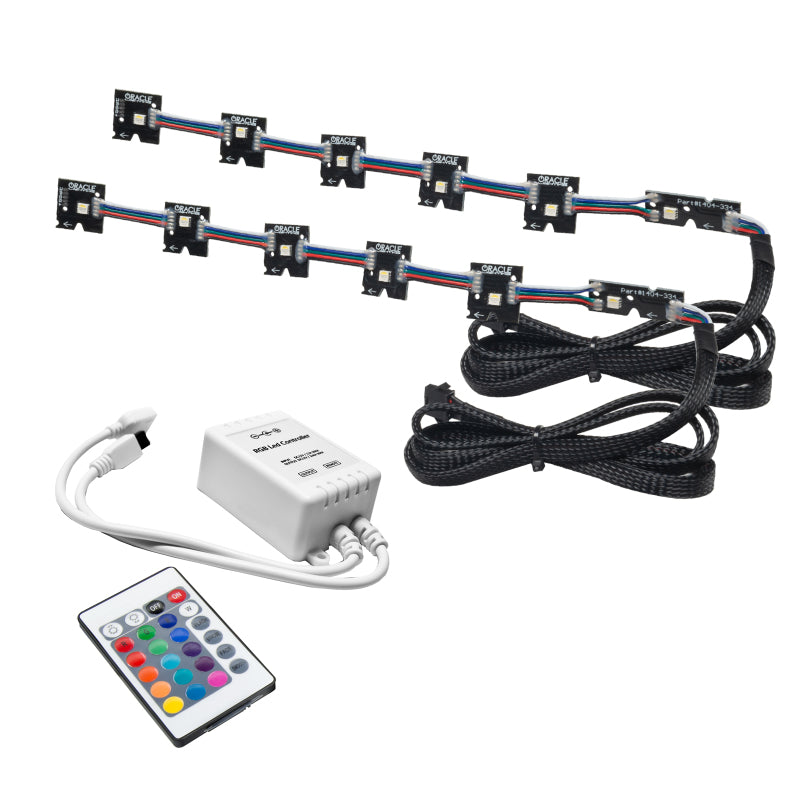 Oracle 14-21 Infiniti Q50 RGB+W Headlight Halo Kit - ColorSHIFT w/ Simple Controller