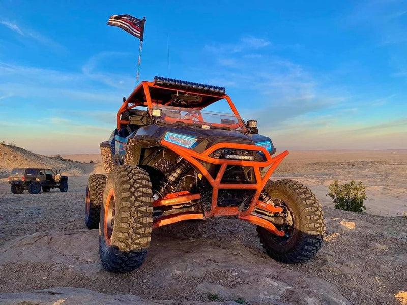 Oracle 1421 Polaris RZR 900/1000 Turbo Dynamic RGB+A Seq Turn Signal Headlight Halo Kit
