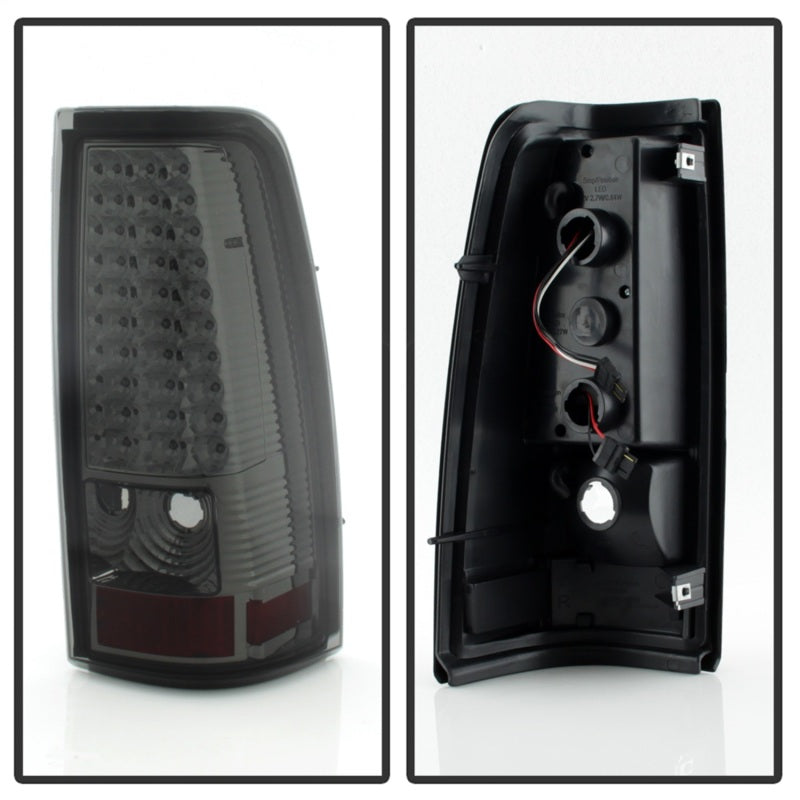 xTune Chevy Silverado 1500/2500/3500 99-02 99-03 LED Tail Lights Smoke ALT-ON-CS99-LED-SM