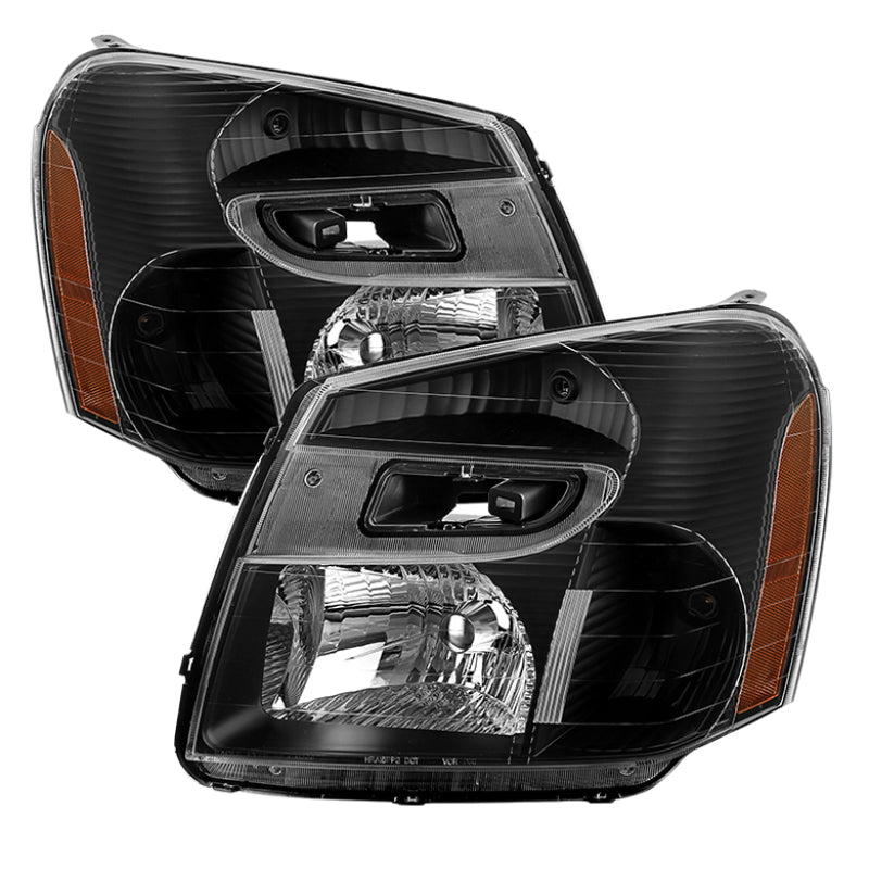 xTune Chevy Equinox 05-09 OEM Style Headlights Black HD-JH-CEQ05-AM-BK