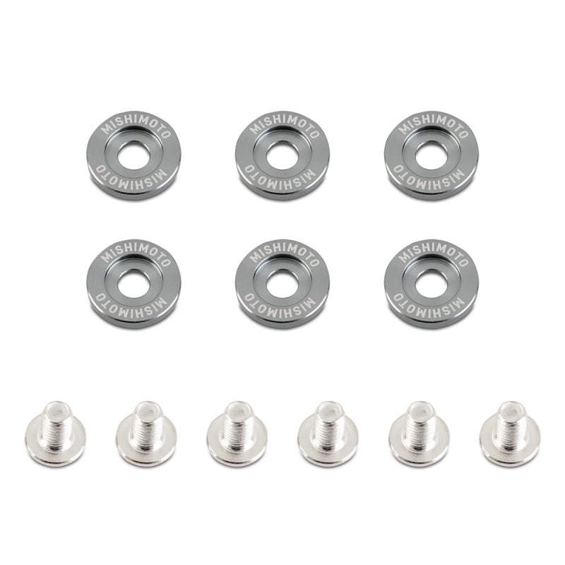 Mishimoto Small Fender Washer Kit (6pcs) - Gunmetal
