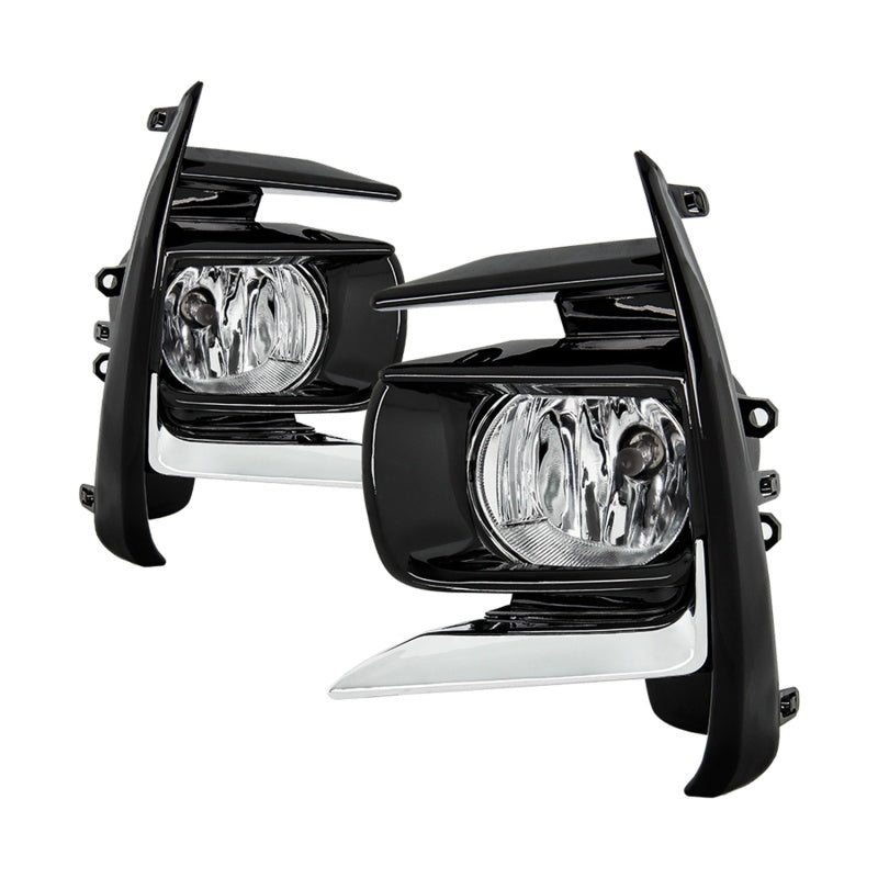 Spyder Toyota Sienna 2018-2019 OEM Fog Lights w/OEM Fit Switch - H8(Included) - Clear