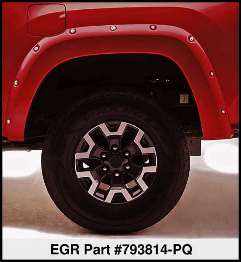 EGR 11-15 Ford Super Duty Bolt-On Look Color Match Fender Flares - Set - Race Red