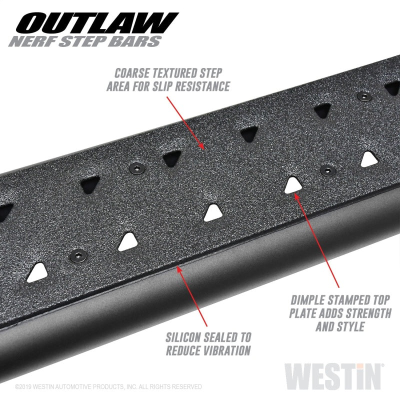 Westin 2019 Dodge Ram Crew Cab ( Excludes 1500 Classic) Outlaw Nerf Step Bars