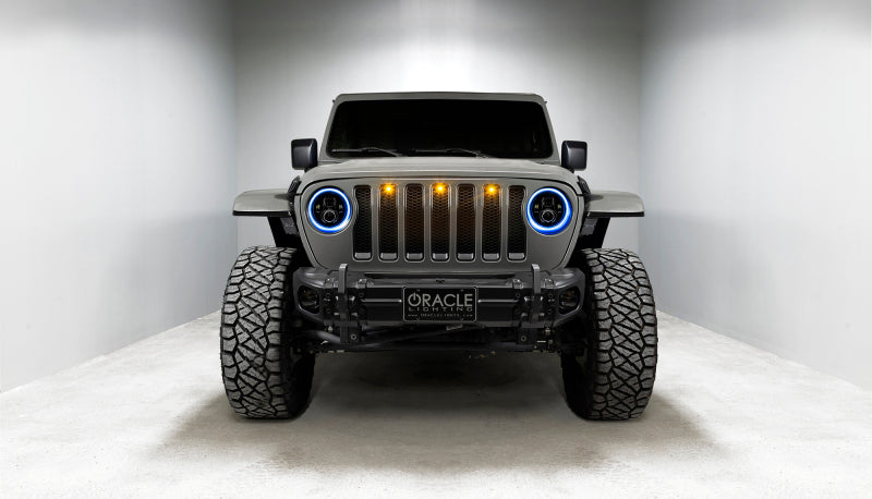 Oracle Jeep Wrangler JL/Gladiator JT 7in. High Powered LED Headlights (Pair) - Dynamic