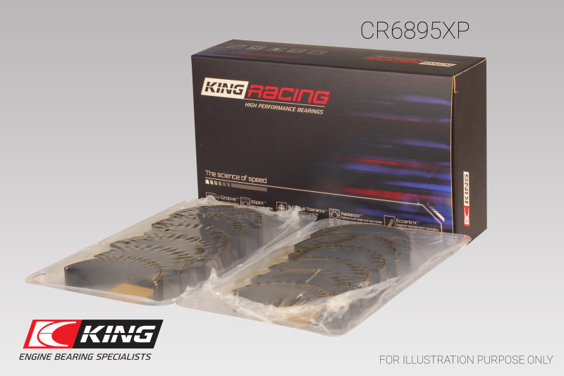 King Engine Bearings Ford Ecoboost 3.5L V6 (Size 0.26) Connecting Rod Bearing Set