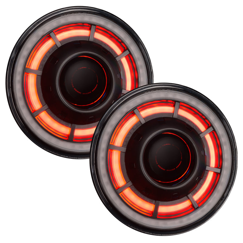 ORACLE Lighting 0718 Jeep Wrangler JK Oculus 7in ColorSHIFT Bi-LED Projector Headlights