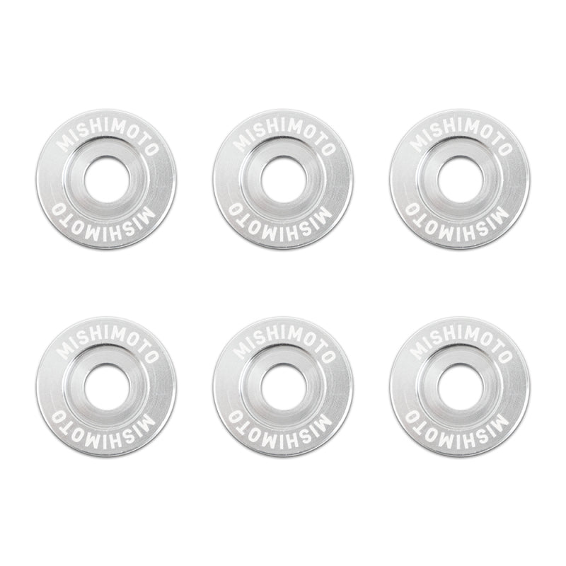 Mishimoto Large Fender Washer Kit (6pcs) - Silver