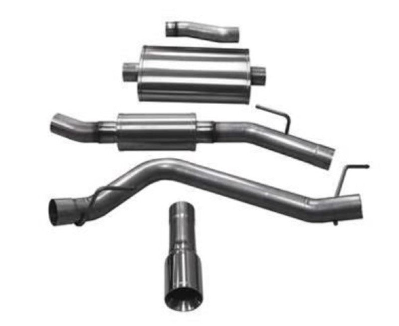 Corsa 2020-2025 Jeep Gladiator JT 3.0in Cat-Back Single Touring Side Exit w/ 4.0in Polished Tip