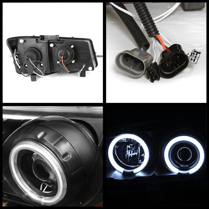 Spyder Chevy Silverado 1500 03-06 Projector Headlights CCFL Halo LED Blk High H1 PRO-YD-CS03-CCFL-BK