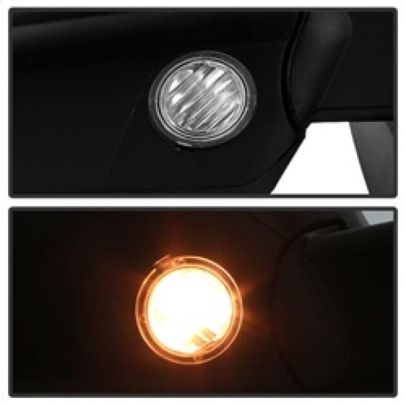 xTune Ford F150 07-14 Power Heated Amber LED Signal OE Mirror Left MIR-03349EH-P-L