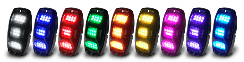 Oracle Underbody RGB+W Wheel Well Rock Light Kit - 4 PCS - ColorSHIFT