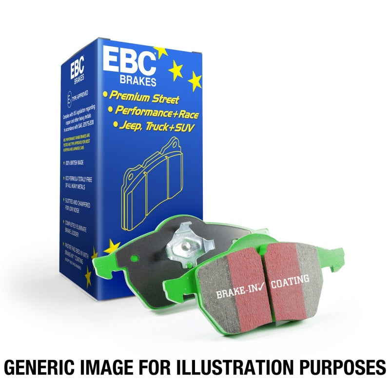 EBC 2016+ Chrysler Pacifica (RU) 3.6L Greenstuff Rear Brake Pads