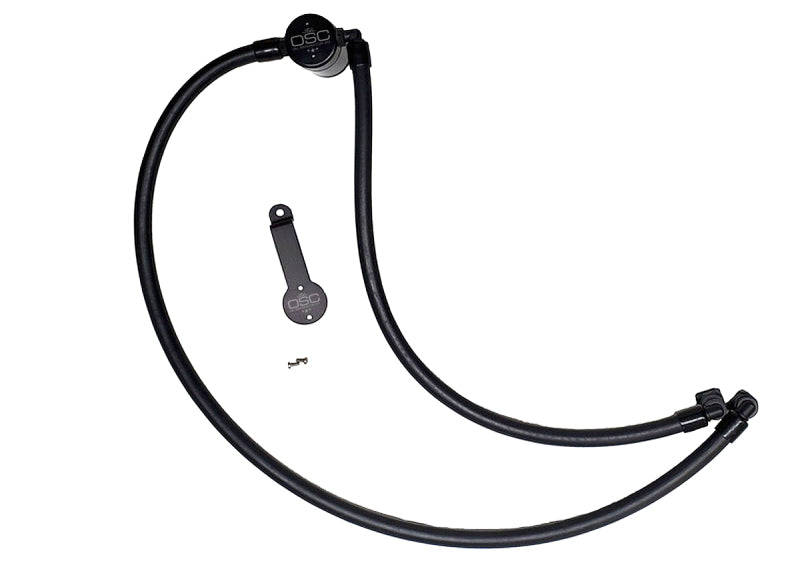 J&L 20-25 Jeep Wrangler 2.0L Driver Side Oil Separator 3.0 - Black Anodized