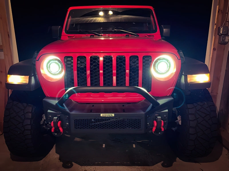 Oracle Jeep JL/Gladiator JT Oculus Bi-LED Projector Headlights - Amber/White Switchback