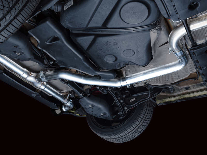 AWE 2022 VW GTI MK8 Track Edition Exhaust - Diamond Black Tips