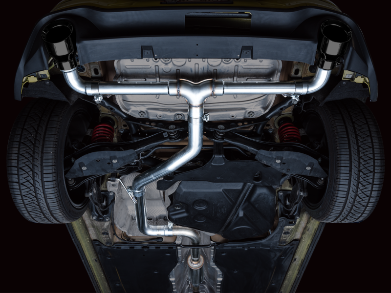 AWE 2022 VW GTI MK8 Track Edition Exhaust - Diamond Black Tips