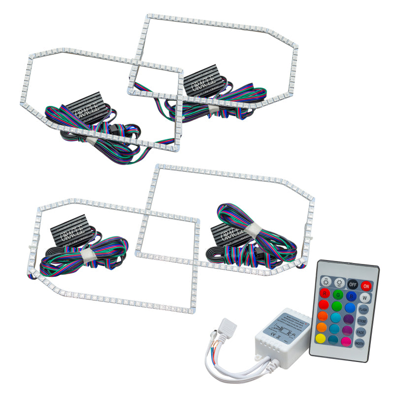 Oracle Chevy Silverado 14-15 Halo Kit Non-Projector Style - w/ Simple Controller