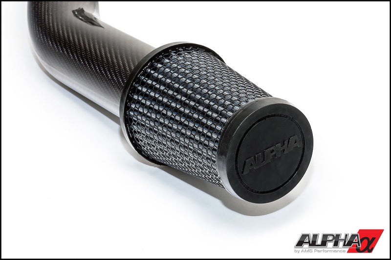 AMS Performance 2009+ Nissan GT-R R35 Alpha Carbon Fiber Intake Pipes for Stock Turbos