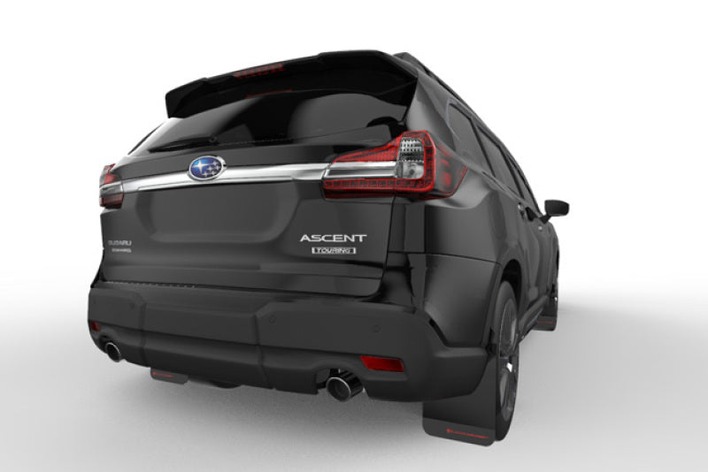 Rally Armor 18-25 Subaru Ascent Red UR Mud Flap w/White Logo