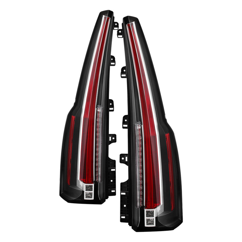 Spyder Chevy Tahoe Suburban 15-17 LED Tail Lights (Escalade Style) Black ALT-JH-CSUB15-2IN1LED-BK
