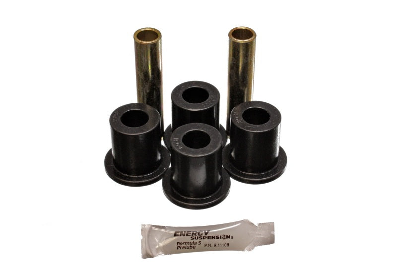 Energy Suspension Rear Spring Frame Shackle Kit - Black