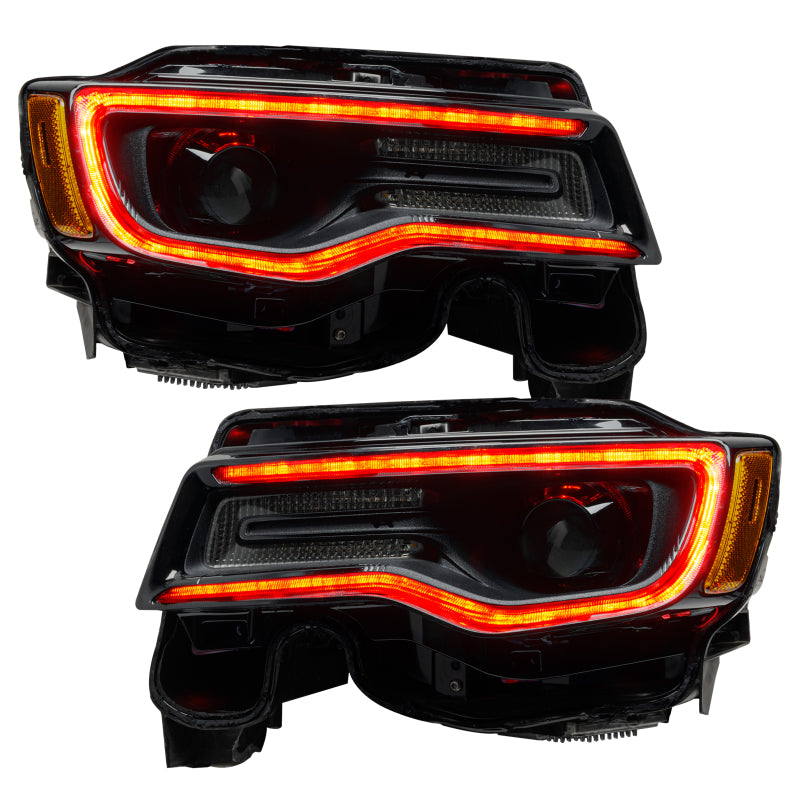 Oracle 1421 Jeep Grand Cherokee Dynamic Headlight DRL Upgrade Kit ColorSHIFT Dynamic